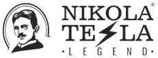 Premium Magic Mug Nikola Tesla Legend logo
