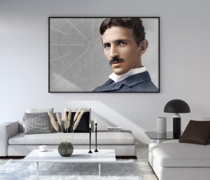 Poster Tesla Portret