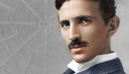 Poster Tesla Portrait