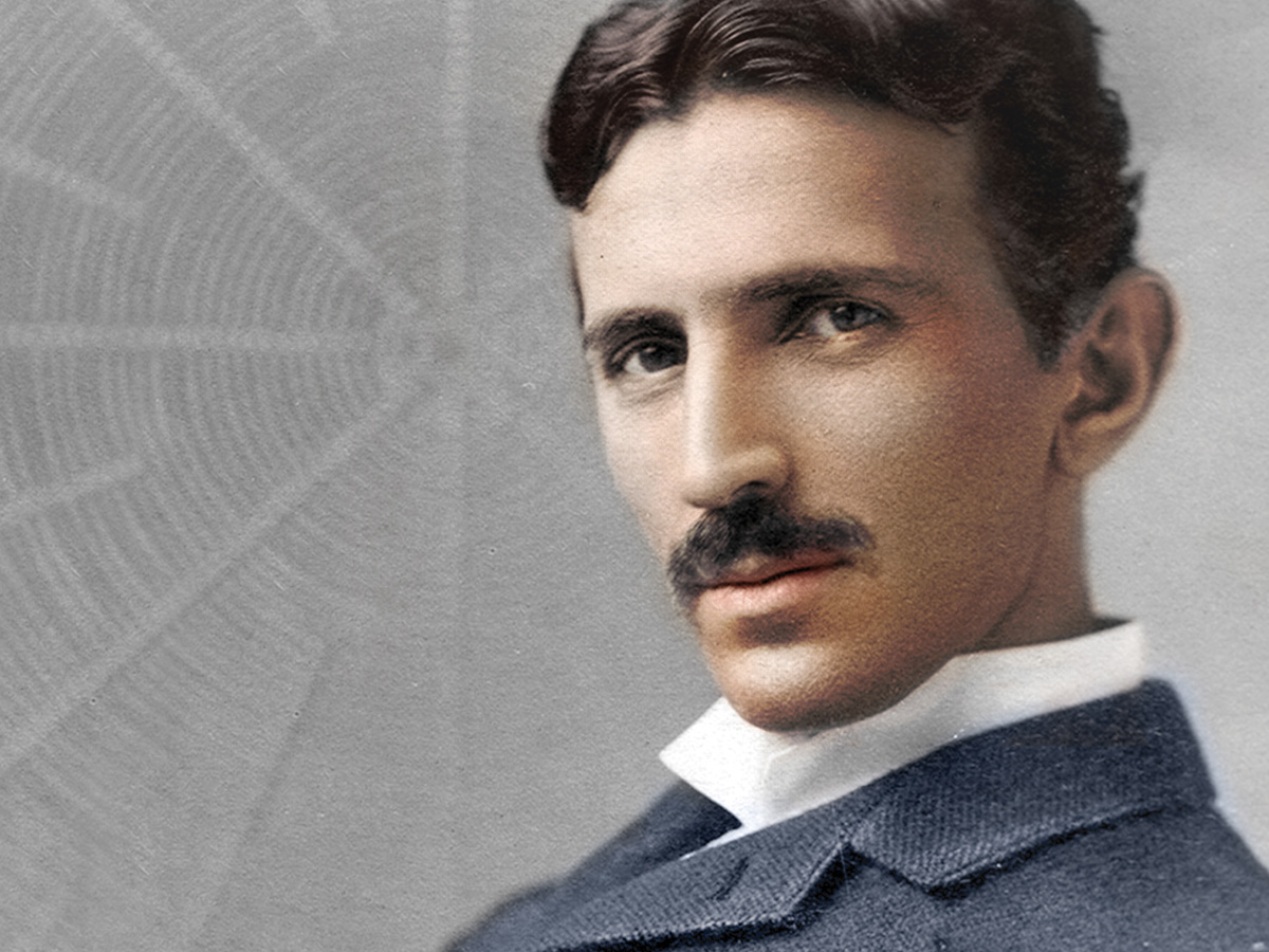 Nikola Tesla Portrait 2 Letters By Nikola Tesla Surface In Serbia