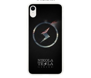 acceptere ikke noget Tolkning Premium iPhone Clear Phone Case - Tesla Thunderstorm - Nikola Tesla Legend  Store