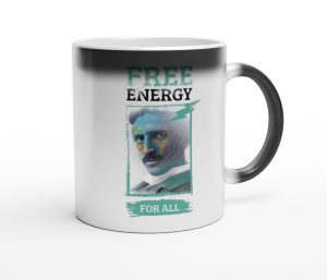 Premium magična šalica Free Energy Zelena