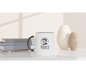 Premium Mug Nikola Tesla Legend Logo