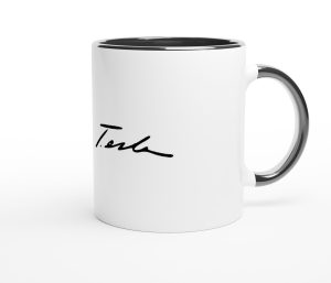 Premium Mug Nikola Tesla Signature