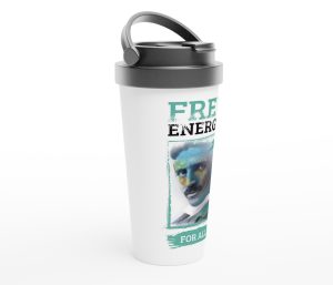 Premium inox šalica Free Energy Zelena