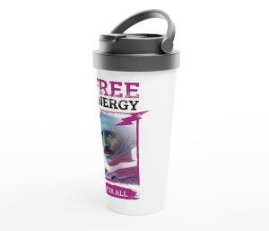 Premium Inox Mug Free Energy Magenta