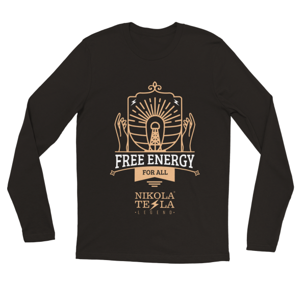 Premium Longsleeve Tesla T-shirt Holy Grail
