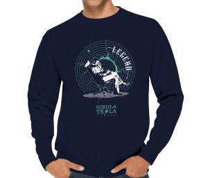 Premium Tesla Sweatshirt Circle of Discoveries