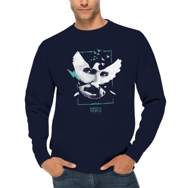 Premium Tesla Sweatshirt Wings of Power