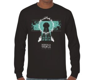 black tesla t-shirt