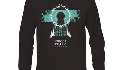 black tesla t-shirt