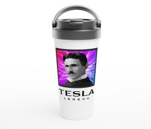 Premium Inox Mug Tesla Legend